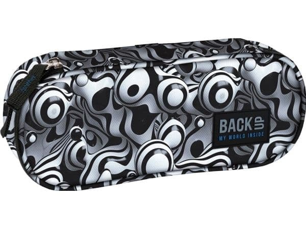 Oval pencil case BACKUP 5 model A47 magma Derform