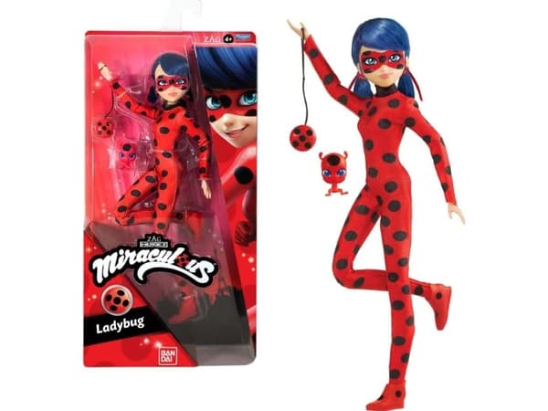 Ihmeellinen nukke Ladybug + tarvikkeet