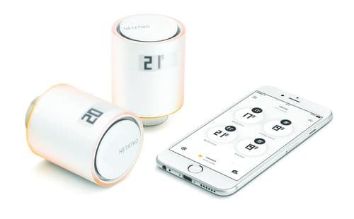 Netatmo Pack - 1 x Smart Thermostat + 3 x Additional Smart Radiator Valves - Termostatkit