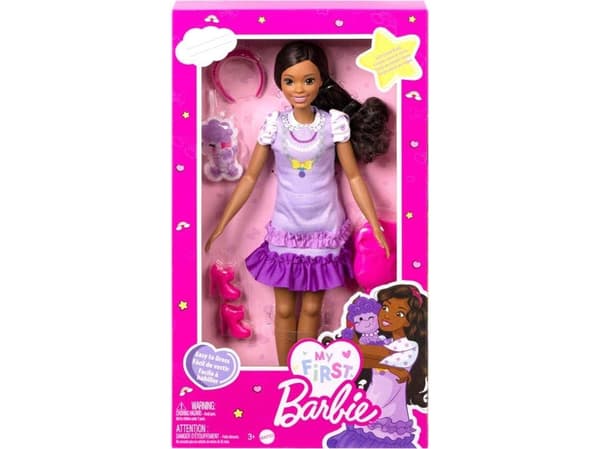 Barbie My First Barbie Core-nukke Musta