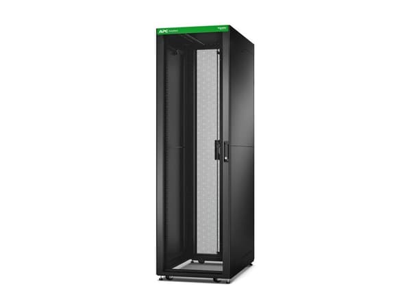 APC Easy Rack - Rack (vertikal) - skåp - plattpack - svart - 42U - 19"