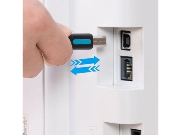 USB-kabel Vention USB-C till USB-B 2 m svart (CQUBH)