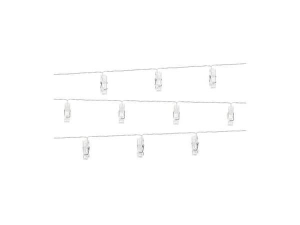 LED lyskæde foto clips