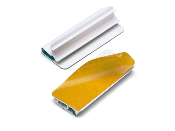 Papirklemme Durable VARIOCLIP® hvid - (5 stk.)