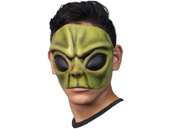 Vihreä alien puoli naamio