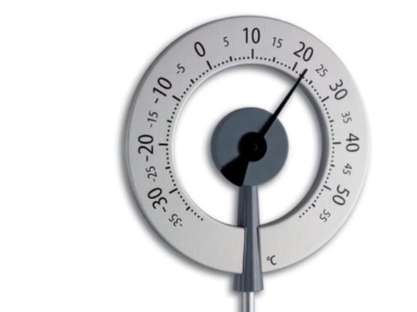 TFA Lollipop - Termometer - analog - sølv, anthracite with black pointer