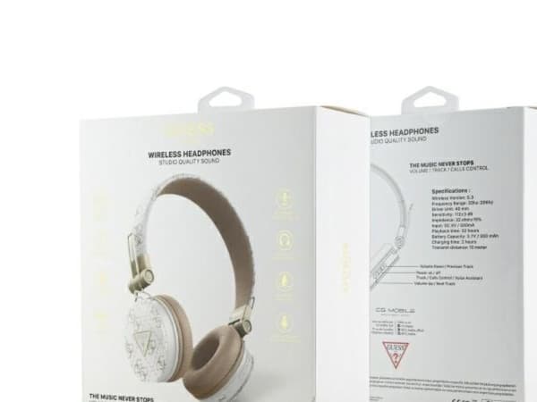 Guess Bluetooth ENC on-ear-hörlurar GUBH70E4PTMH - vit