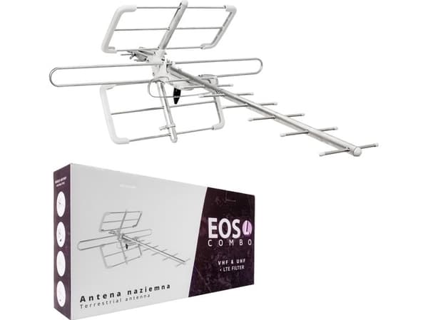 Spacetronik EOS L Combo hvit DVB-T/T2 RTV-antenne (passiv)