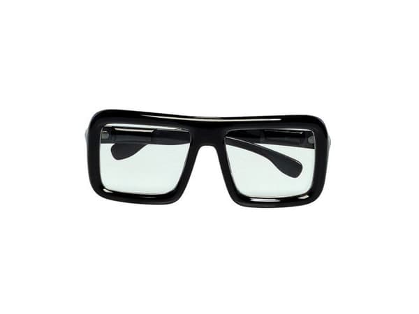 Svarta retro designerglasögon