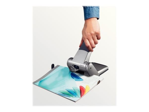 Leitz - Hullstanser - robust - 65 ark / 6.5 mm - presset aluminium - svart