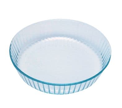 Pyrex 818B000, Kakeform, Rund, Rillet overflate, 2,1 l, -40 °C, 300 °C
