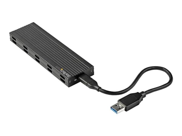 StarTech.com SM2E1BMU31C, SSD-kotelo, M.2, M.2, 10 Gbit/s, USB-liitettävyys, Musta