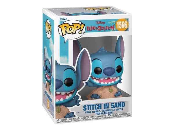 FUNKO POP! Stitch i sand, samleobjekt, Tegneserie