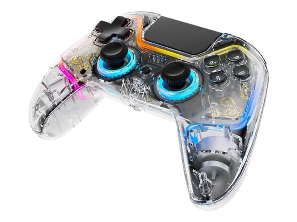 DELTACO Playstation 4 transparenter Wireless Controller