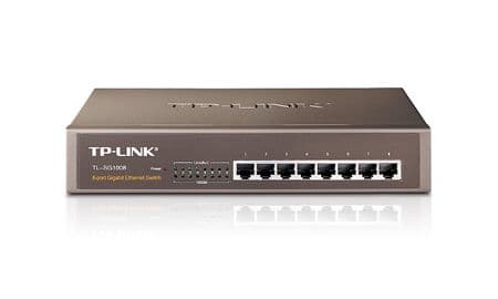 TP-Link TL-SG1008 - Switch - 8 x 10/100/1000 - stasjonær