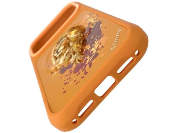 Nimmy Lew MagSafe kotelo iPhone 17 Pro oranssi