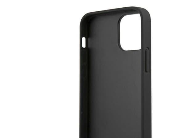 BMW lærpreget etui til iPhone 12 mini - svart