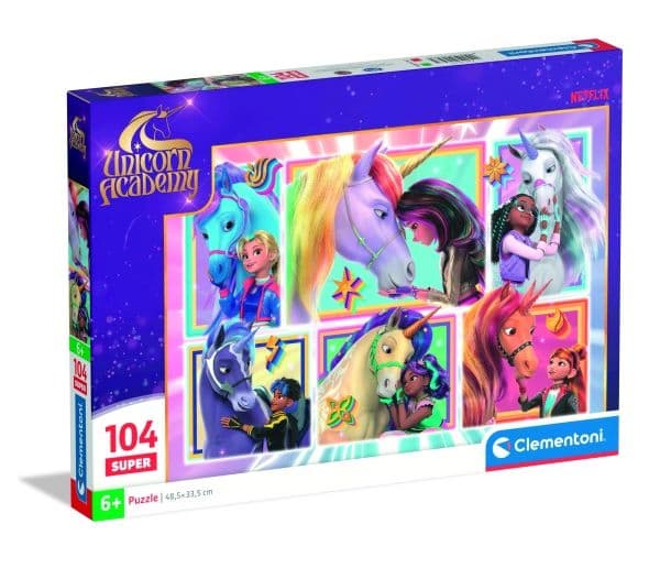 Super Unicorn Academy -3- -palapeli, 104 palaa