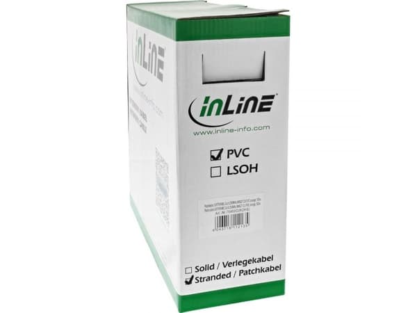 InLine 76499O, 100 m, Cat6, S/FTP (S-STP), Orange