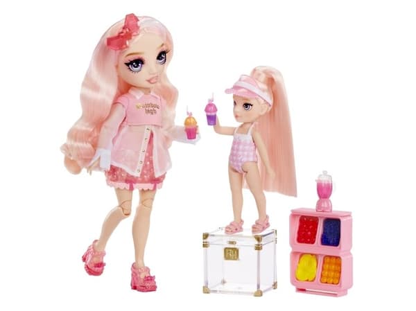 Rainbow High Little Pool Day with Blush Playset, Modedocka, Flicka, 4 År, 140 mm, Multifärg