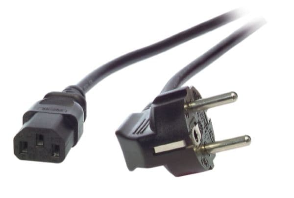 EFB Elektronik EK504.1V2, 1 m, CEE7/7, C13-liitin, 250 V