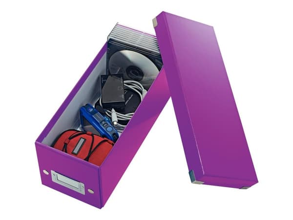 Leitz Click & Store - Förvaringsbox - lila metallic
