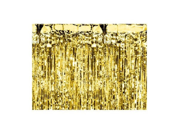 Festridå i guld 100x200cm
