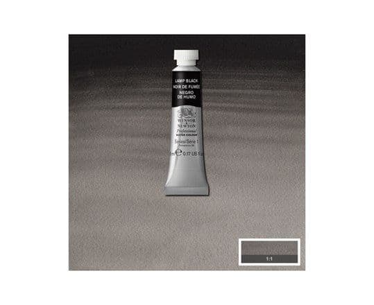 Akvarelliväri proff. 5ml Lamp Black 337