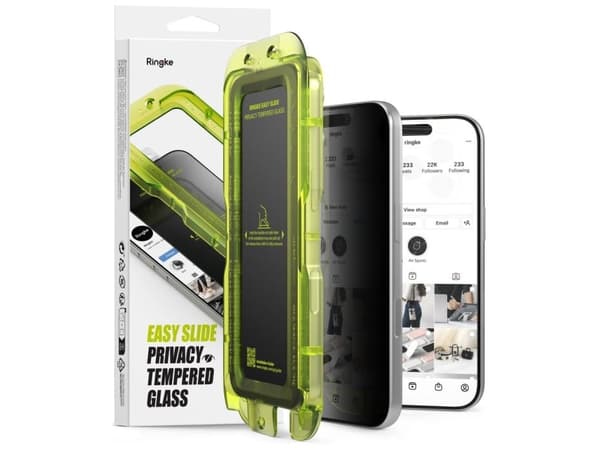 SZKLO PRYWATYZUJACE RINGKE EASY SLIDE 2-PACK IPHONE 18 PRO MAX PRIVACY