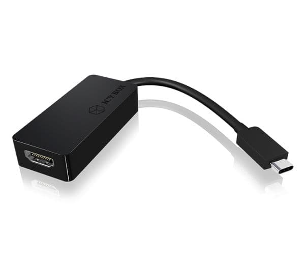 ICY BOX IB-AC534-C - Ekstern videoadapter - USB-C - HDMI - svart