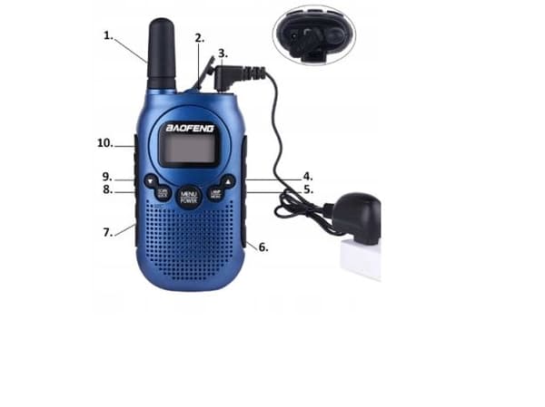 Walkie-talkie Baofeng BF-T6 Panda Sort