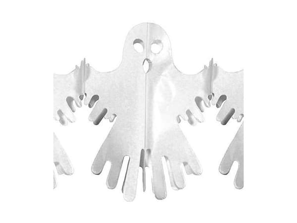 Spökgirlang vit