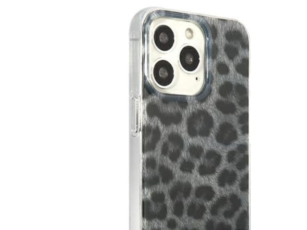 Guess GUHCP13LHSLEOK iPhone 13 Pro/13 6,1" grå/grå hardcase leopard