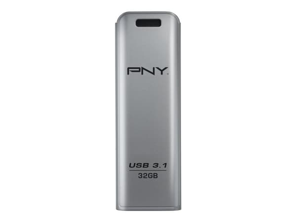 PNY Elite Steel - USB-flashstasjon - 32 GB - USB 3.1