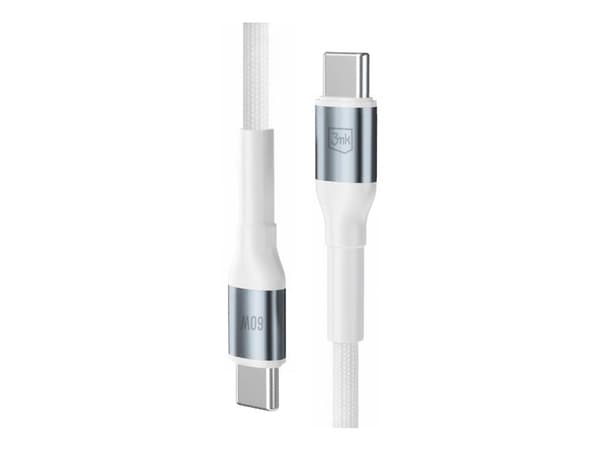 3MK 5903108680219, 1 m, USB C, USB C, USB 2.0, 0,48 Gbit/s, Musta, Hopea