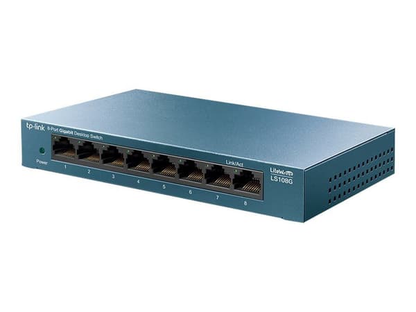 TP-Link LS108G, Hallitsematon, Gigabit Ethernet (10/100/1000)