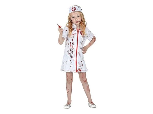 Zombie sygeplejerske kostume