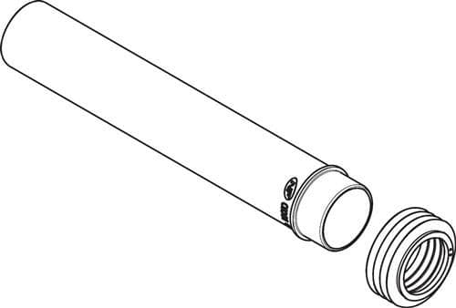 Adapter Ø45x280 t/skyllerør iFrame-cist
