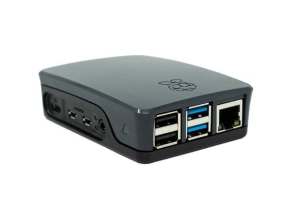 Raspberry Pi - Fodral - ABS-plast - svart/grå