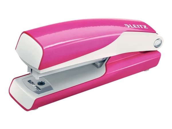 Hæftemaskine Leitz Mini 10 ark WOW vaaleanpunainen