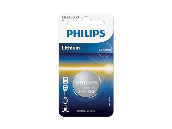 Philips CR2450 Knapcelle batteri 3V
