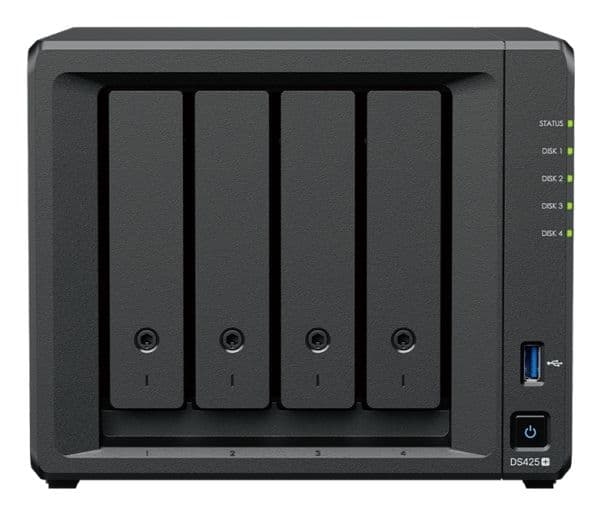 Synology DiskStation DS425+, NAS, Intel® Celeron®, J4125, 2 GB, DDR4, 16 TB