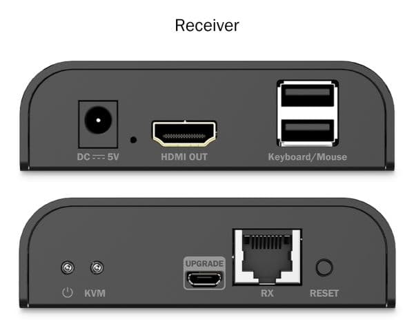DIGITUS - Extender Set - KVM / lyd / USB-utvider - HDMI, 1GbE, USB 2.0 - over CAT 6 - USB - opp til 200 m