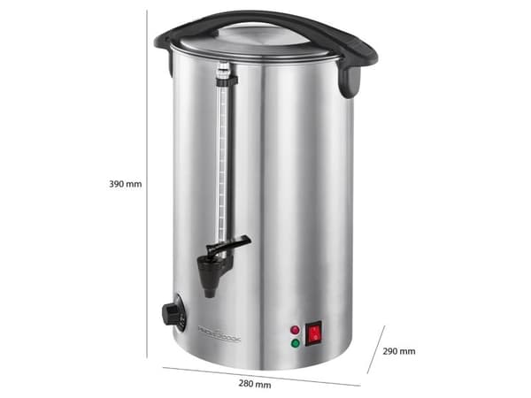 ProfiCook PC-HGA 1196, 7 l, Rustfritt stål