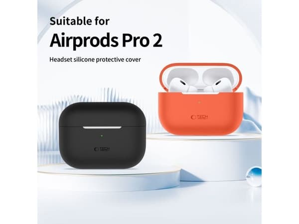 Tech-Protect silikonskal för Apple AirPods Pro 1 / 2 - grå