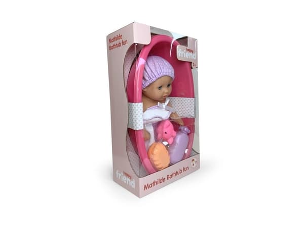 Happy Friend Mathilde Docka 25 cm med Badkar