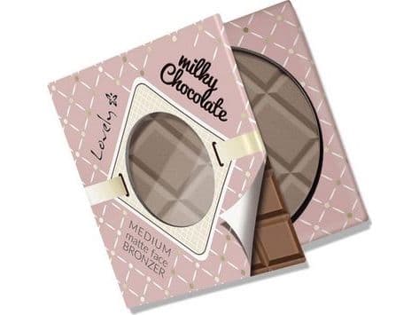 Lovely Milky Chocolate Medium Matte Face Bronzer - 9g