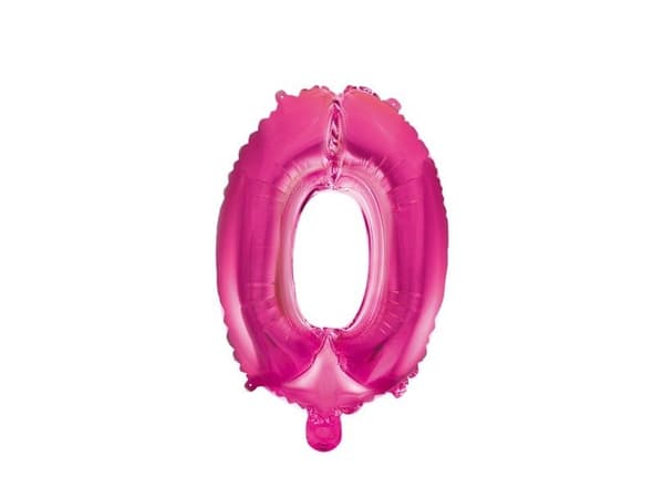 Folio ilmapallo 0 vaaleanpunainen, 41 cm