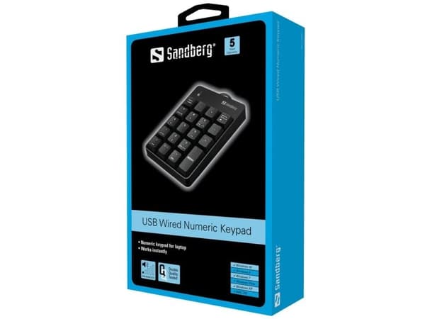 Sandberg USB Wired Numeric Keypad - Tastegruppe - USB