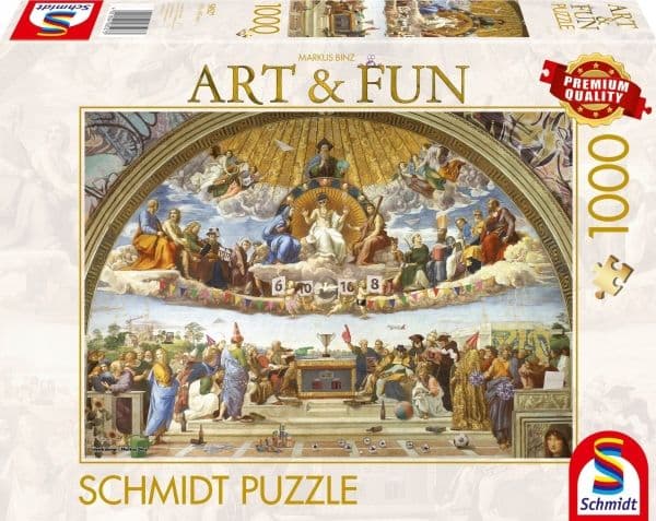 Schmidt Spiele palapeli PQ 1000 MARKUS BINZ Dysputa o Naj¶więtszym Dysputa o Naj¶więtszym